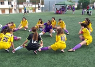 Girls Football Varsity Team against LES (5)