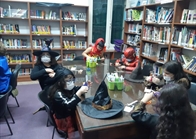 2A halloween story telling and activity in the library(2)