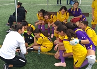 Girls Football Varsity Team against LES (2)