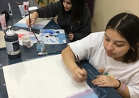 G10 Art Class Using Acrylic Paint  (1)