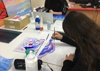 G10 Art Class Using Acrylic Paint  (2)